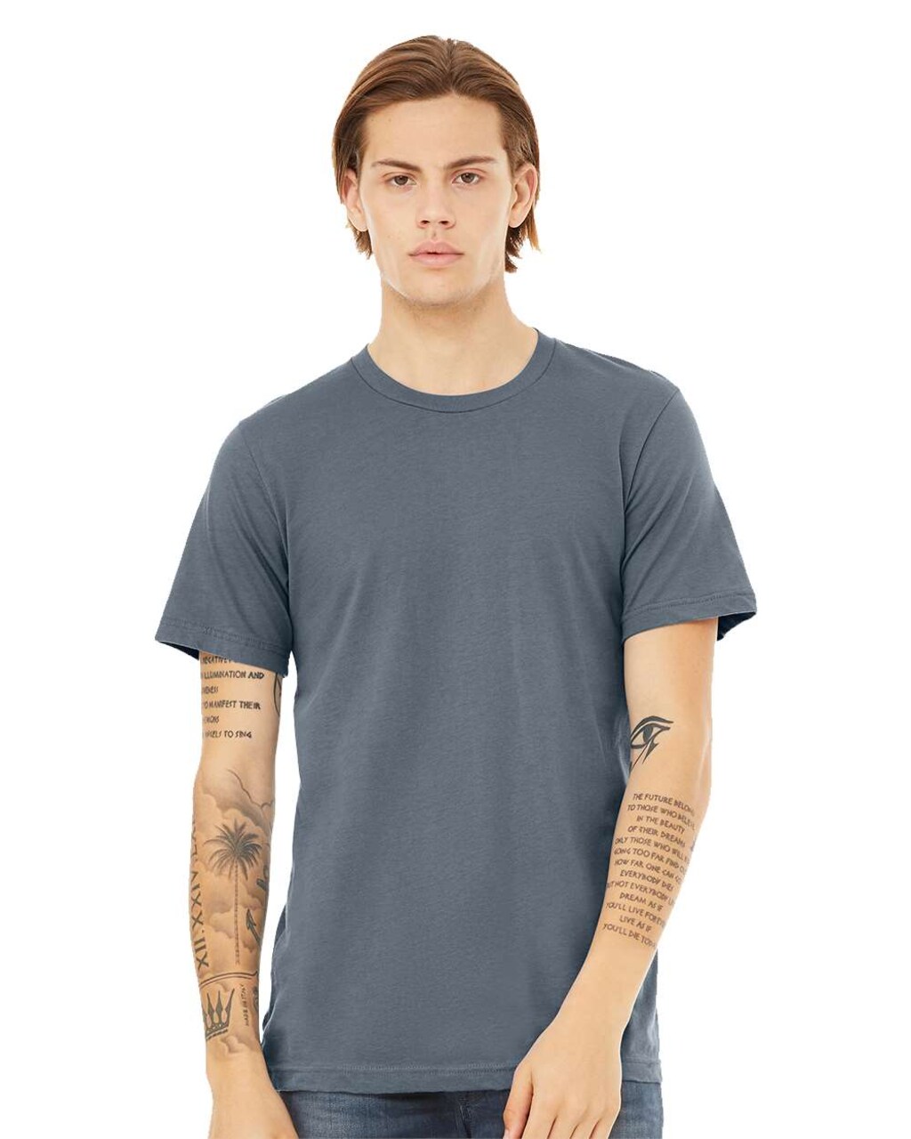BELLA+CANVAS Men’s Crewneck Jersey Short Sleeve T-Shirt for Everyday Wear, Gym & Casual Style Premium Tee